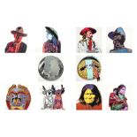 Andy Warhol "Cowboys and Indians" portfolio with 10 screenprints These works are unsigned and