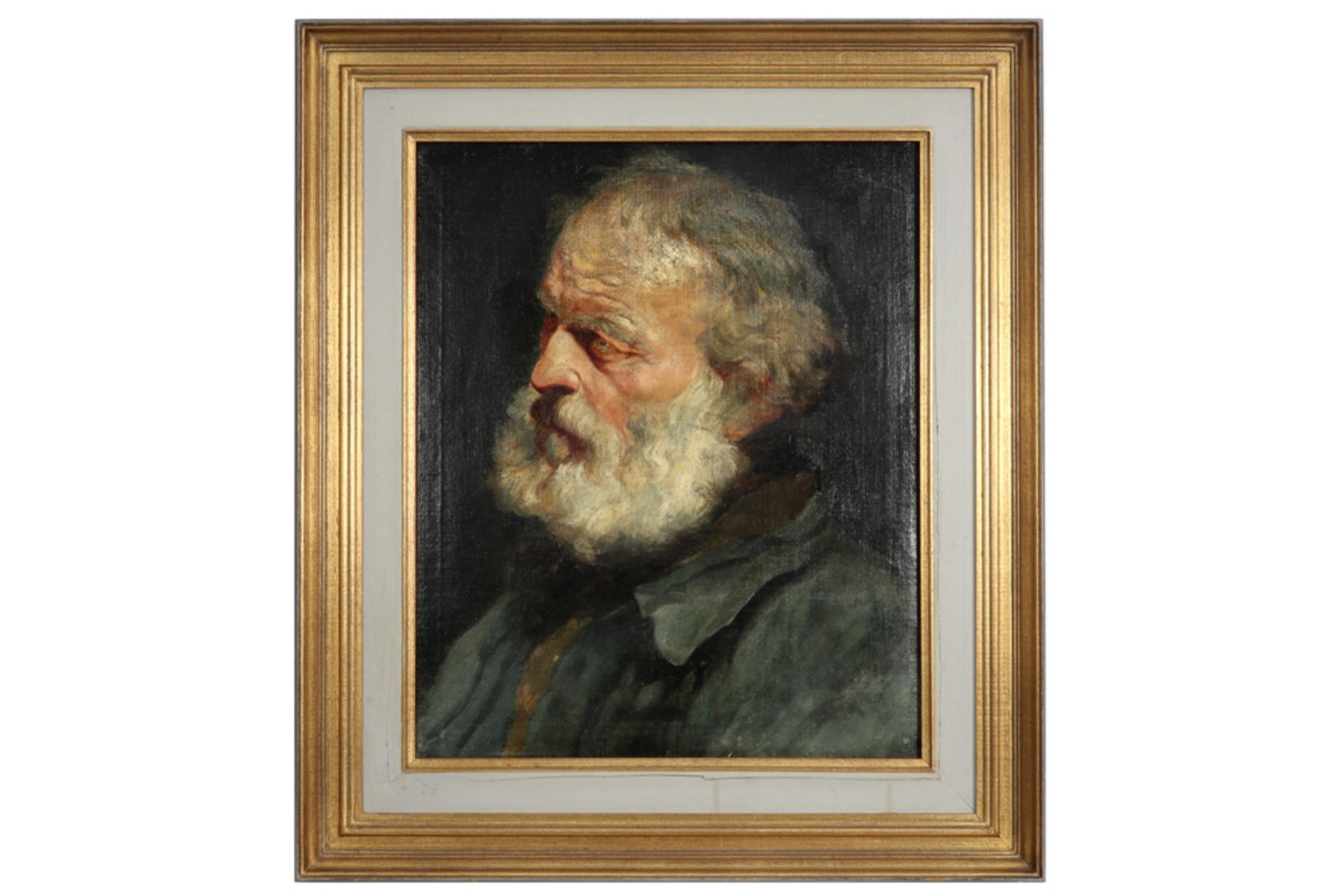 19th Cent. Belgian oil on canvas - attributed to Hippolyte Boulenger || BOULENGER HIPPOLYTE ( - Bild 2 aus 3