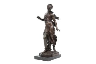 antique French sculpture in bronze - signed Hippolyte Moreau || MOREAU HIPPOLYTE (1832 - 1927)