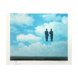 René Magritte lithograph printed in colors after the painting from 1963 - with atelier stamp by