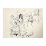 20th cent. Belgian ink drawing - signed Alice Frey and dated 1970 || FREY ALICE (1895 - 1981)