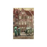20th Cent. Belgian oil on canvas - signed Hantson || HANTSON olieverfschilderij op doek : "Gents
