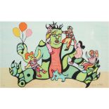 Niki de St-Phalle signed lithograph printed in colors || DE SAINT-PHALLE NIKI (1930 - 2002)