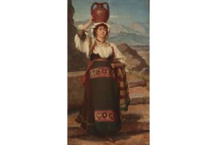 19th Cent. Belgo-French oil on panel - signed Alexandre Robert || ROBERT ALEXANDRE (1817 - 1890)