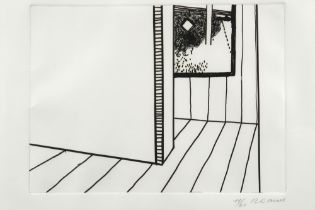 Roger Raveel signed etching || RAVEEL ROGER (1921 - 2013) ets n° 11/60 : "Zonder titel" - 37,5 x