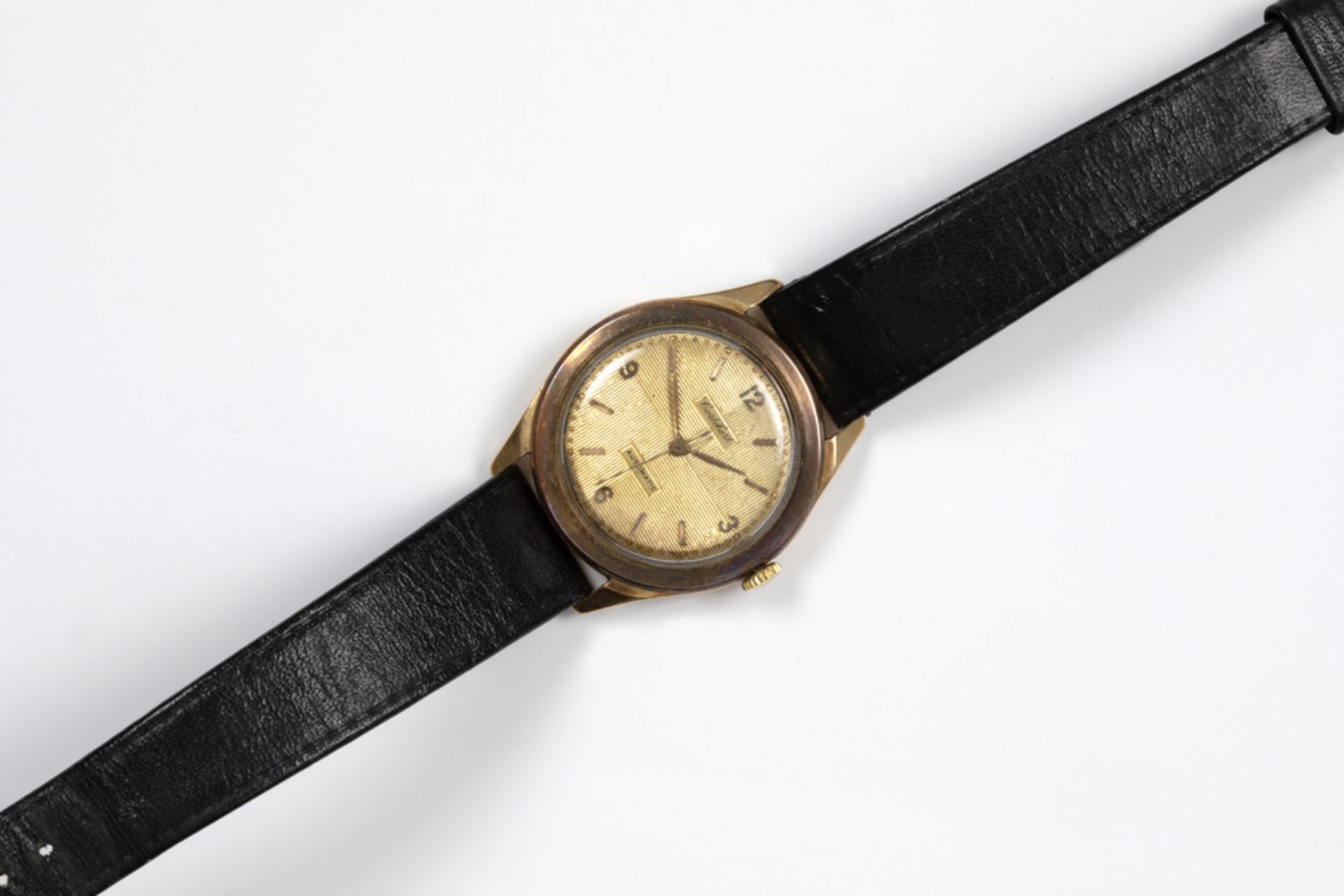 sixties' vintage automatic "Cortébert" wristwatch in yellow gold (18 carat) || CORTÉBERT sixties' - Bild 2 aus 2