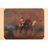 19th Cent. French mixed media - signed Alphonse Antoine Aillaud and dated 1890 || AILLAUD ALPHONSE
