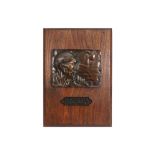 Constantin Meunier bronze plaque || MEUNIER CONSTANTIN, EMILE (1831 - 1905) bas-reliëf in brons : "