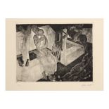 20th Cent. Belgian etching - signed Anto Carte || ANTO CARTE (1886 - 1954) ets n° 8/100 : "