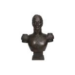 'antique' bronze sculpture || 'Antieke' sculptuur in brons : "Buste van een gedecoreerde officier" -