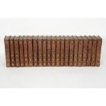 set of 21 "Vaderlandsche Historie" books dated 1770 printed in Amsterdam - with many original