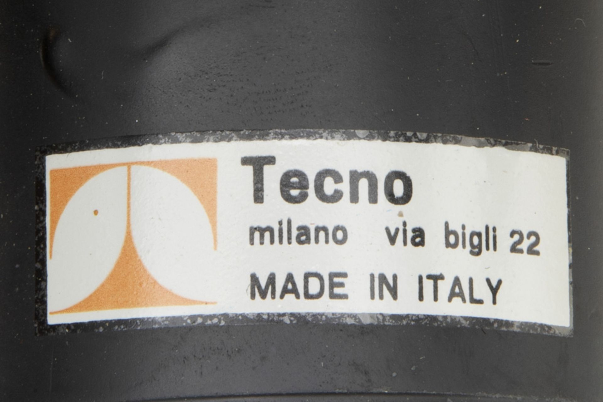 "Tecno Italy" marked set of four sixties' Osvaldo Borsani "P32" design lounge chairs on a metal base - Image 3 of 3