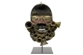 1st half of the 20th Cent. African Ivory Coast mask from the Ngere, that was used within the "We"-