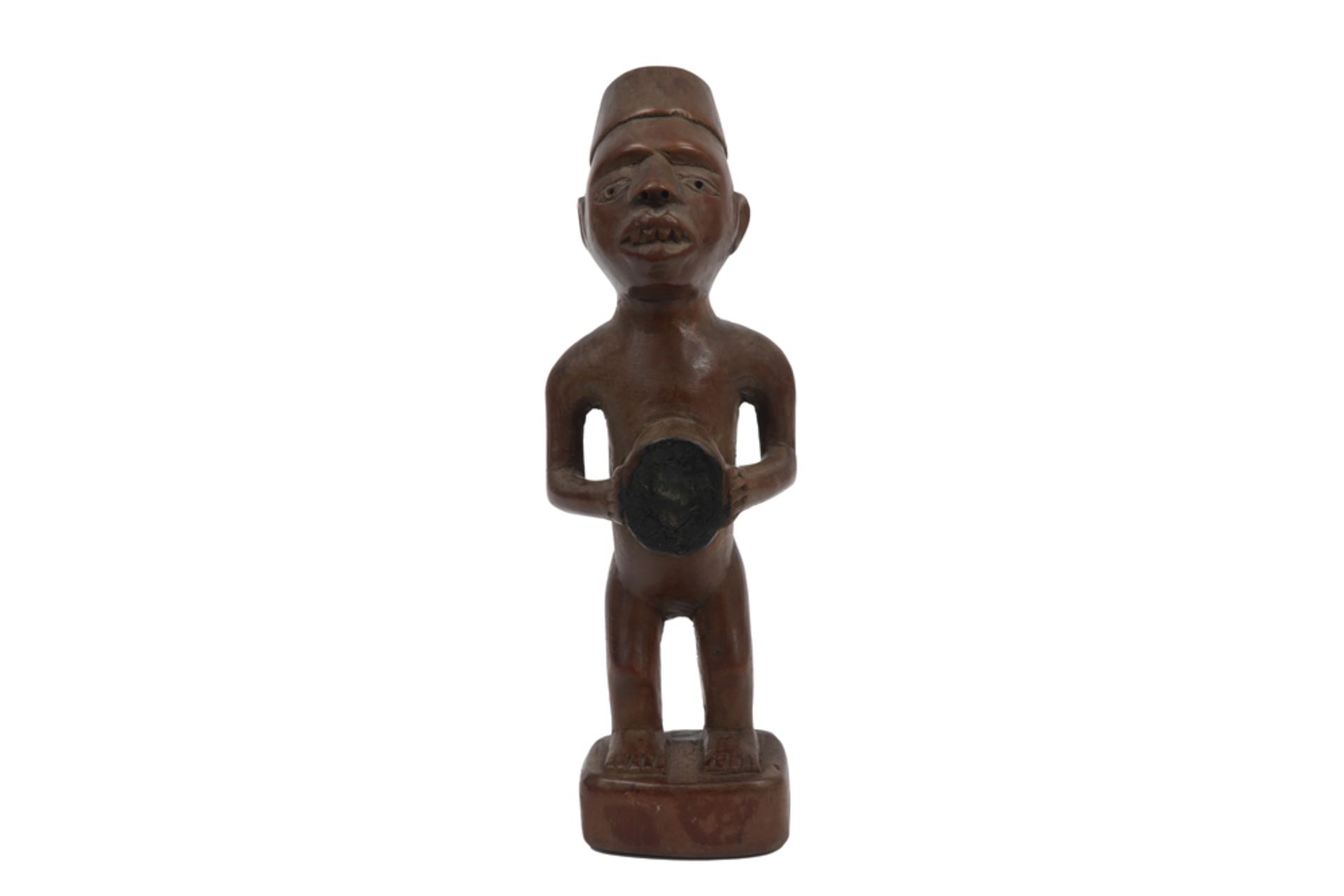 African Baule fetish sculpture in wood || Afrikaanse Baule-fetisjesculptuur in hout - hoogte : 23,