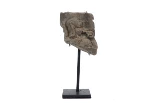 6th till 4th Cent. BC Ancient Egyptian fragment of a stone bas relief with the depiction of