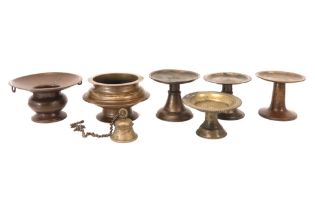 seven 19th Cent. South Indian artefacts used during ayurveda || INDIA / KERALA - 19° EEUW