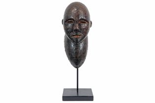 quite rare Congolese Luba mask, similar to the mask in the Museum of Tervuren and with that depicted