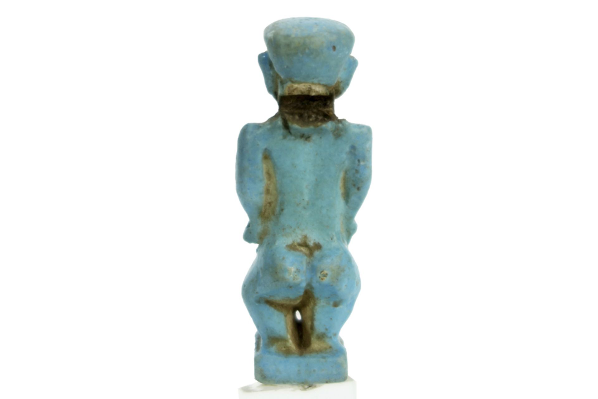 Ancient Egyptian 26th till 30th Dynasty "Ptah Patek" sculpture in ceramic || OUDE EGYPTE - 26ste tot - Image 3 of 4