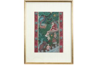 buddhistic Far East painting || Boeddhistische schildering uit het Verre Oosten met de