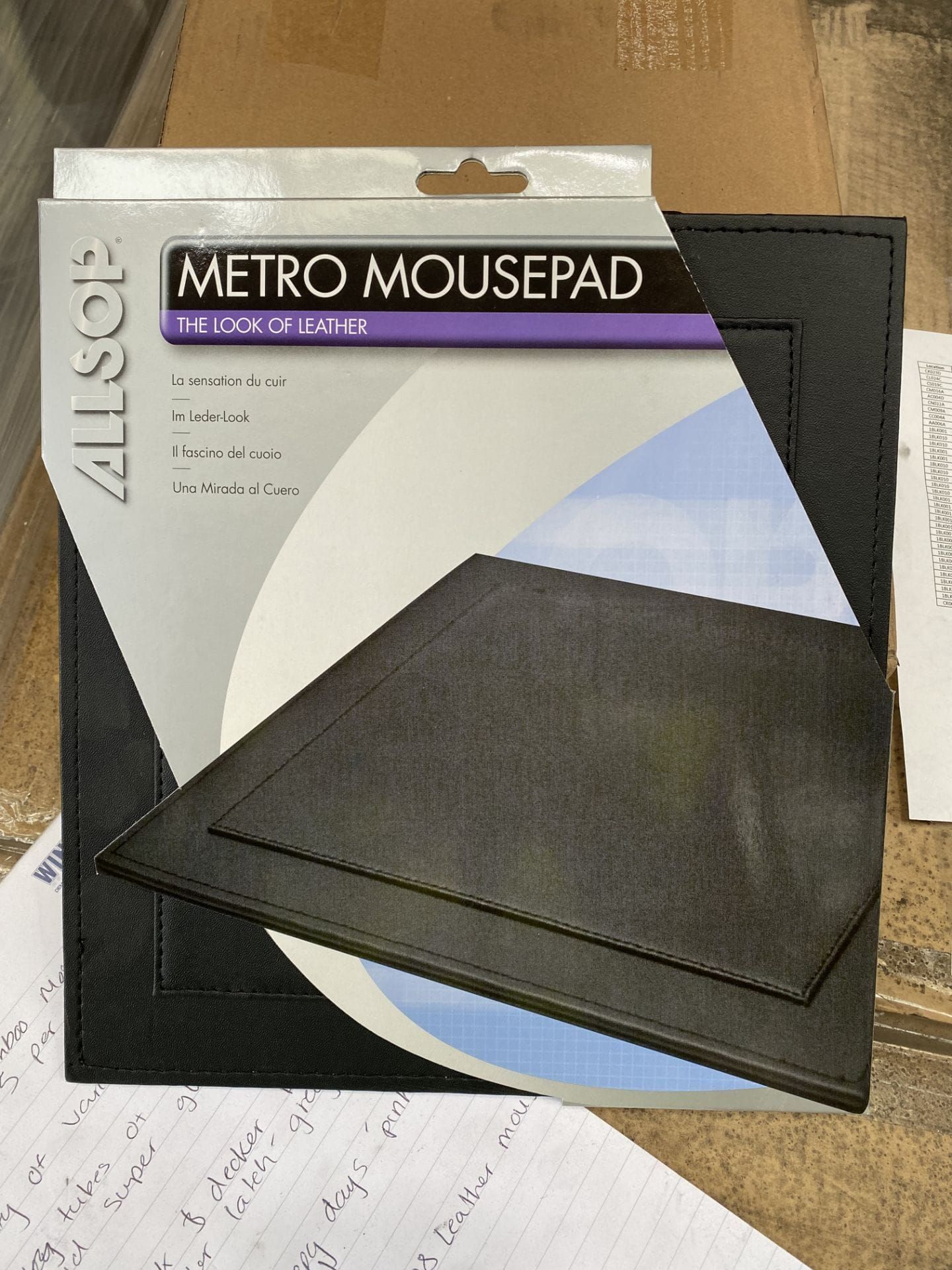 12 x Allsop Metrol 06308 Leather Mouse Mats / Mousepads - Image 3 of 3