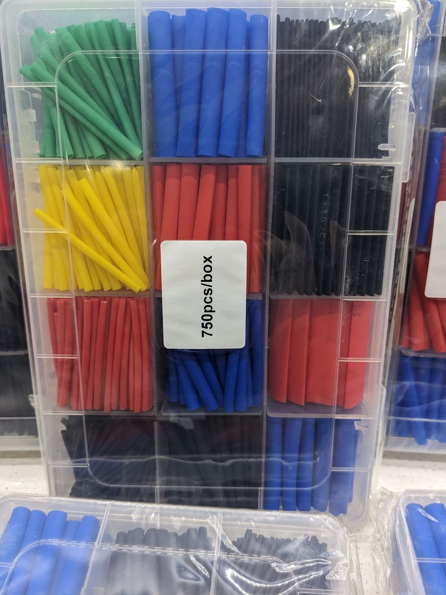 5X HEAT SHRINK TUBES SLEEVE 750PCS ELECTRICAL SLEEVING CABLE WIRE HEATSHRINK - Image 3 of 3