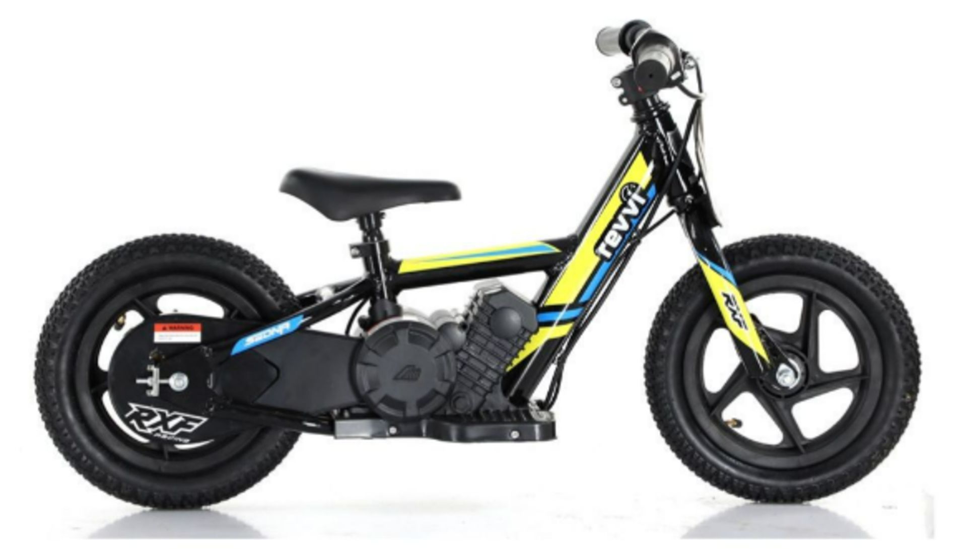 BRAND NEW Revvi 12" Electric Kids Balance Bike - Yellow - Image 9 of 9