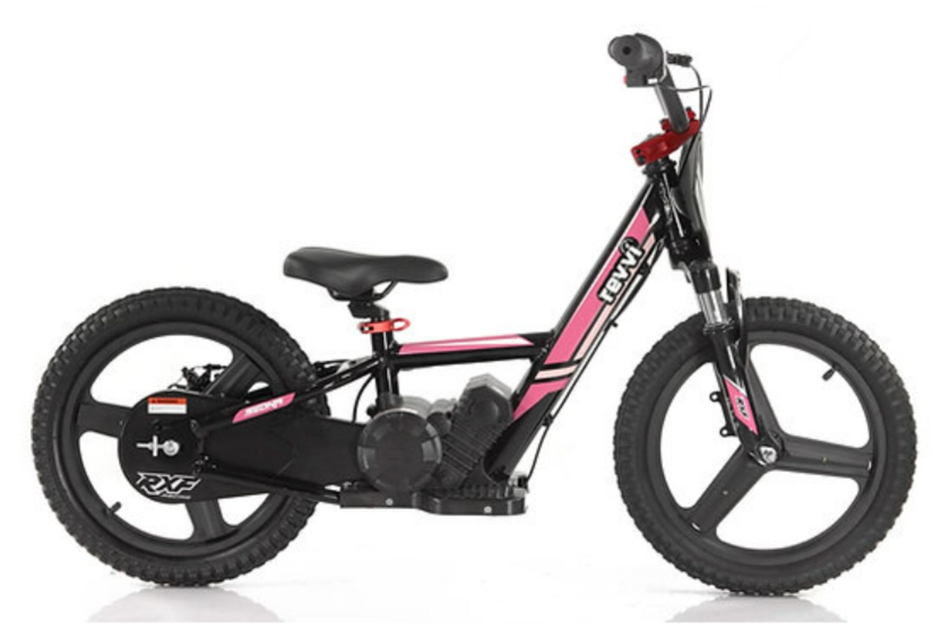 BRAND NEW Revvi 16" Plus Electric Kids Balance Bike - Pink - Image 10 of 12