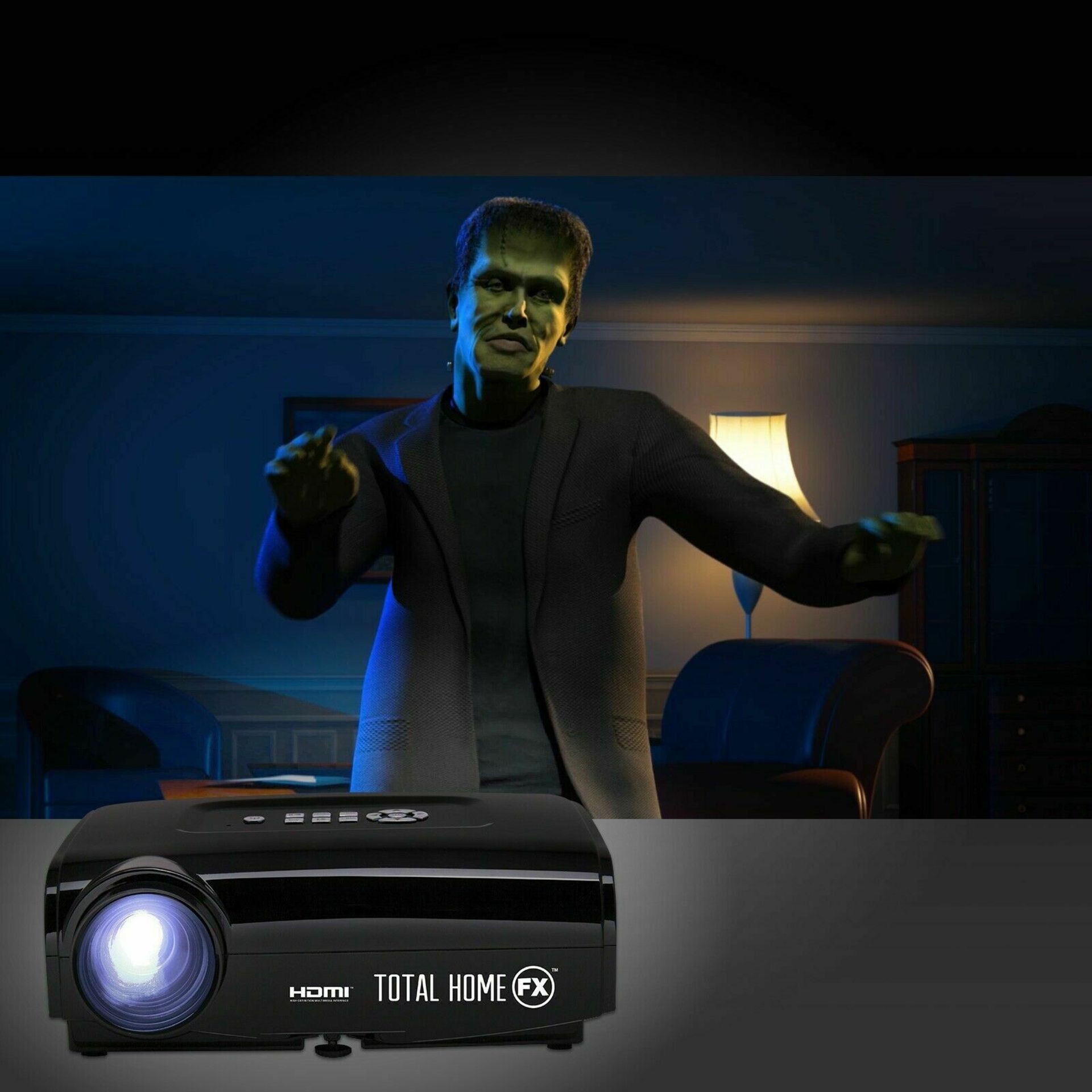 Total Home FX USB HDMI Projector 800 Series Halloween Christmas Window Display - Image 10 of 12