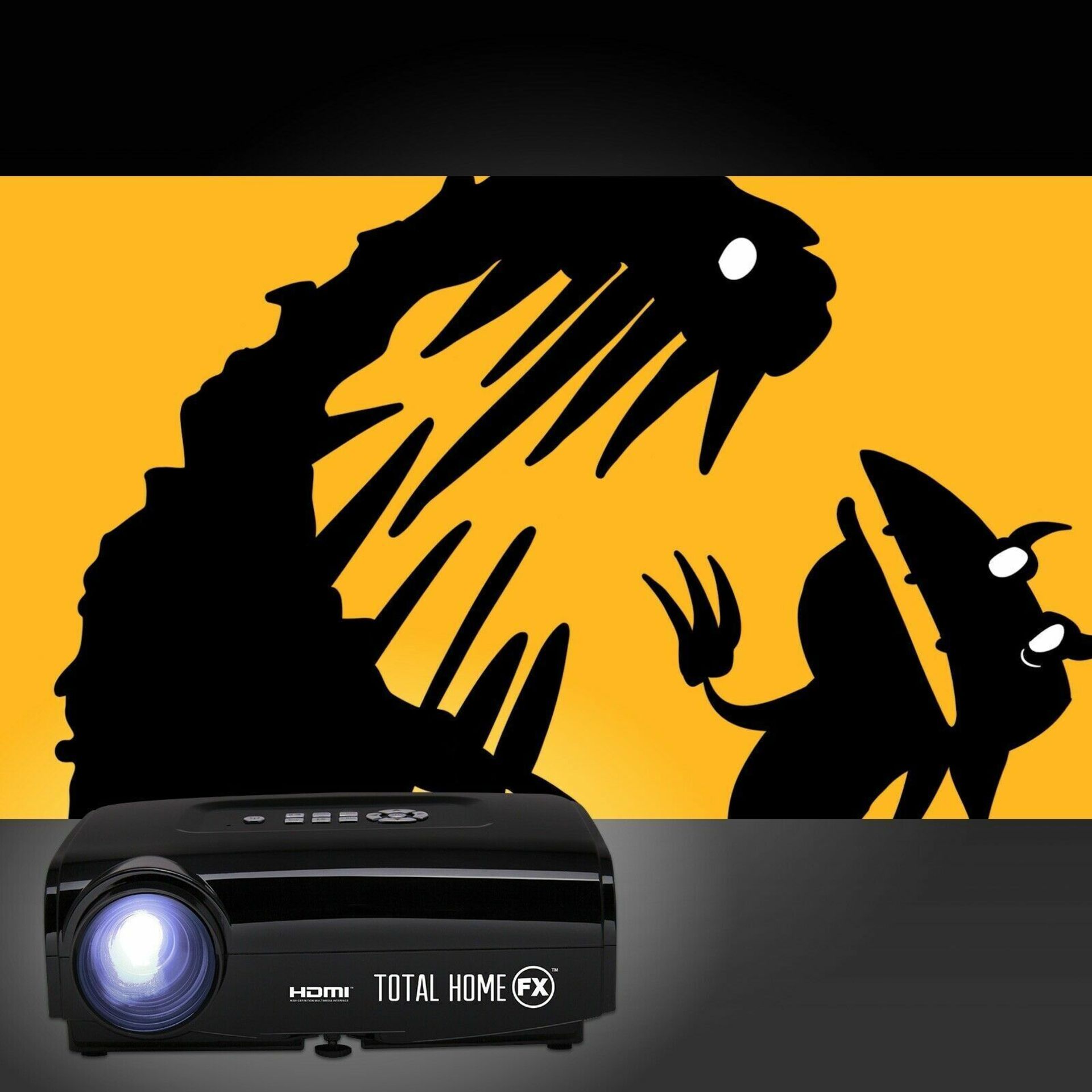 Total Home FX USB HDMI Projector 800 Series Halloween Christmas Window Display - Image 8 of 12