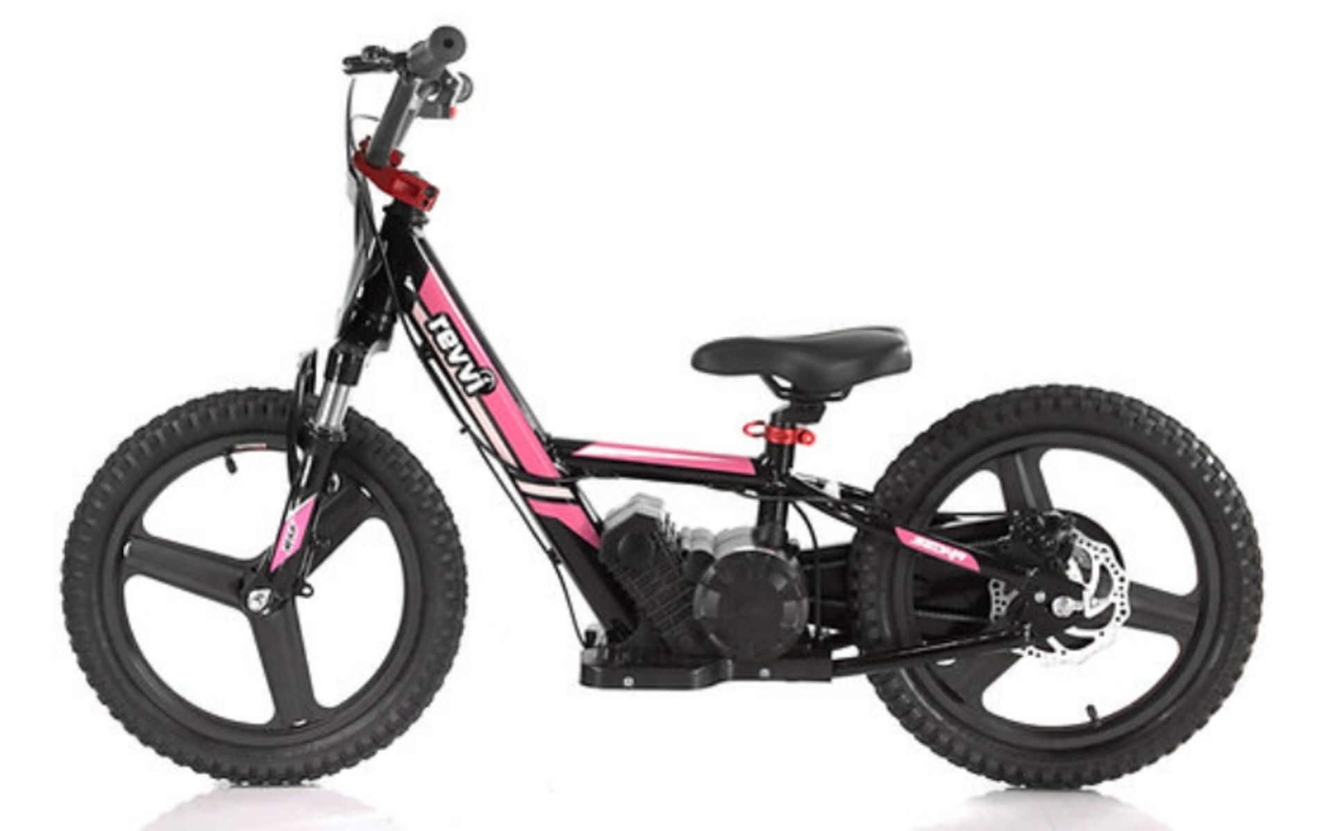 BRAND NEW Revvi 16" Plus Electric Kids Balance Bike - Pink - Image 12 of 12