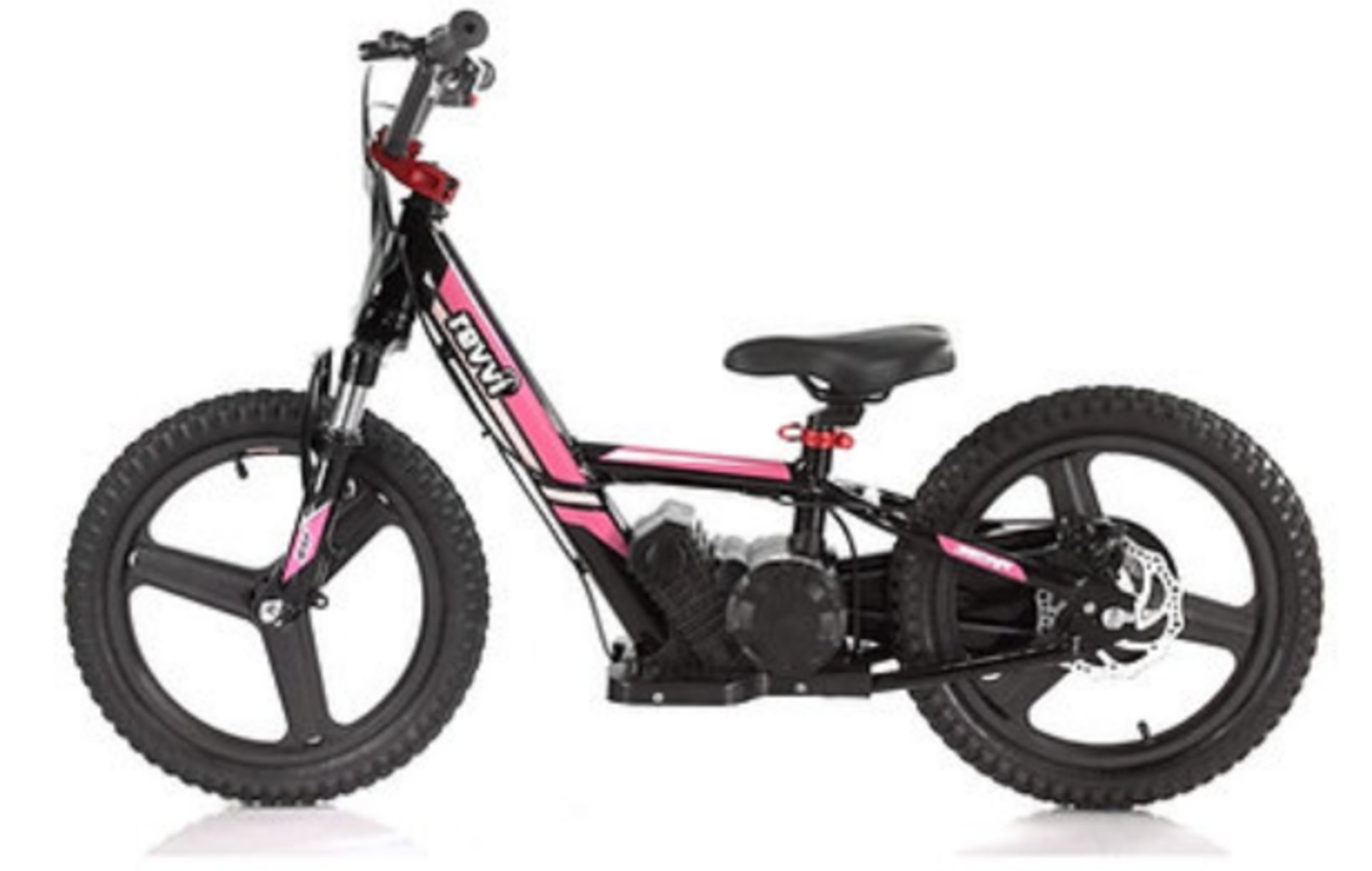 BRAND NEW Revvi 16" Plus Electric Kids Balance Bike - Pink