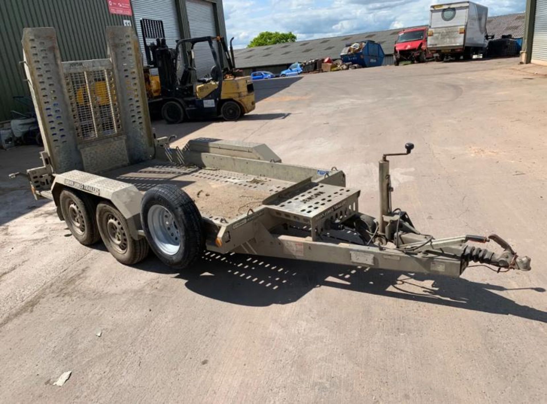 2015 Brian James Cargo / Digger Plant 2.7 Ton Trailer