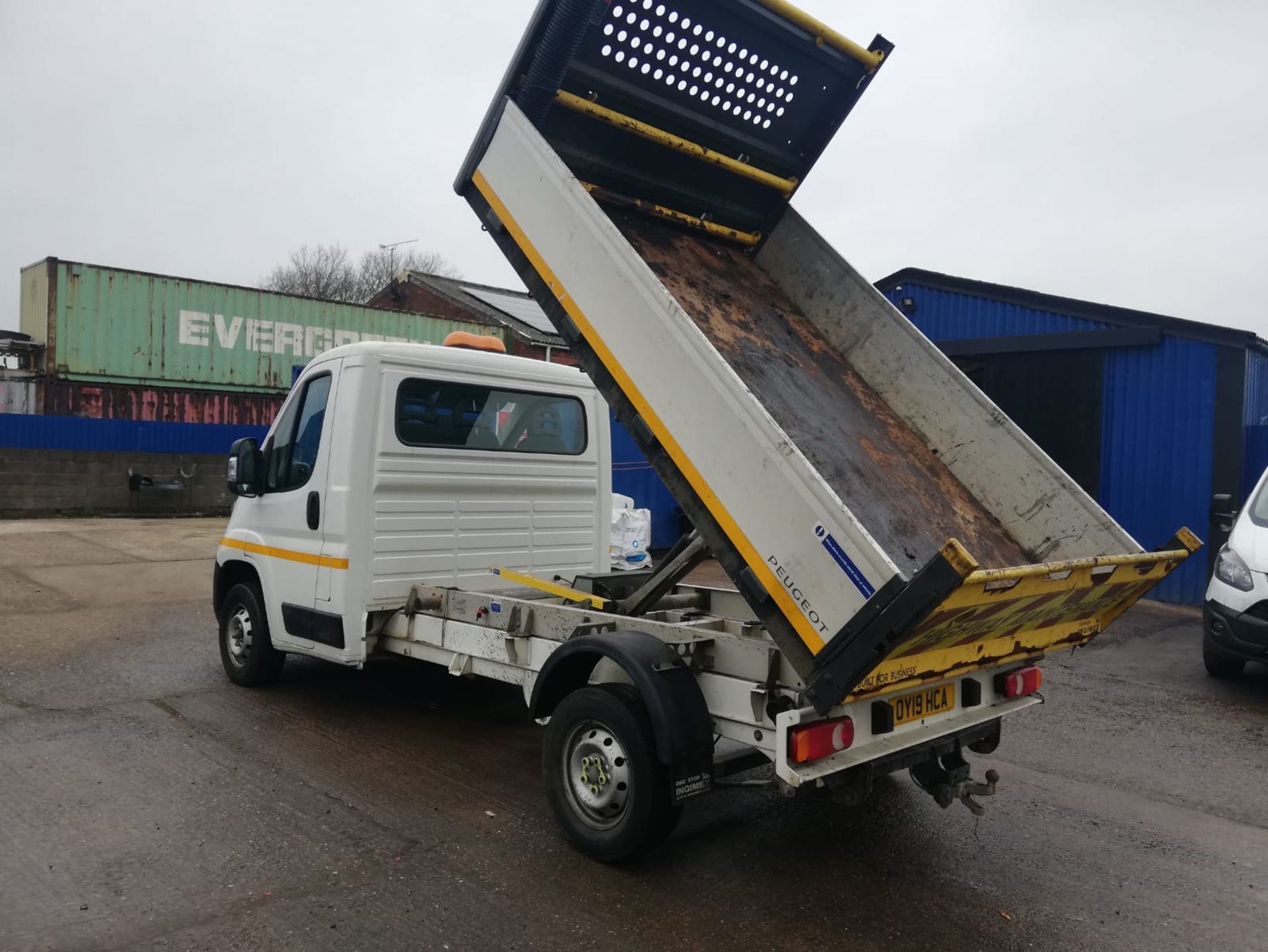 2019 19 Peugeot boxer tipper - 32k miles - Euro 6 - OY19 HCA - Image 4 of 21