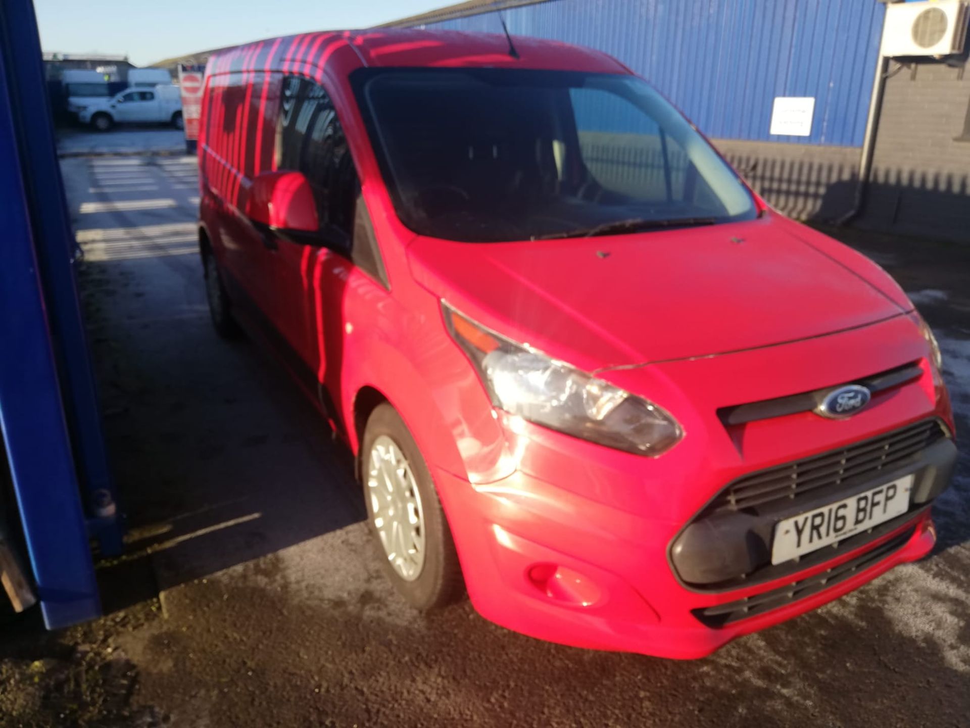 2016 16 ford Transit connect Lwb Red Panel van - Full service history - air con - YR16 BFP