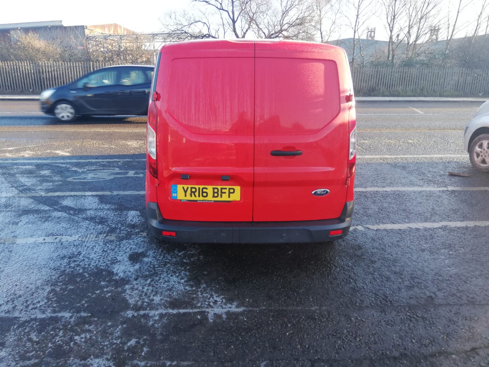 2016 16 ford Transit connect Lwb Red Panel van - Full service history - air con - YR16 BFP - Image 6 of 10