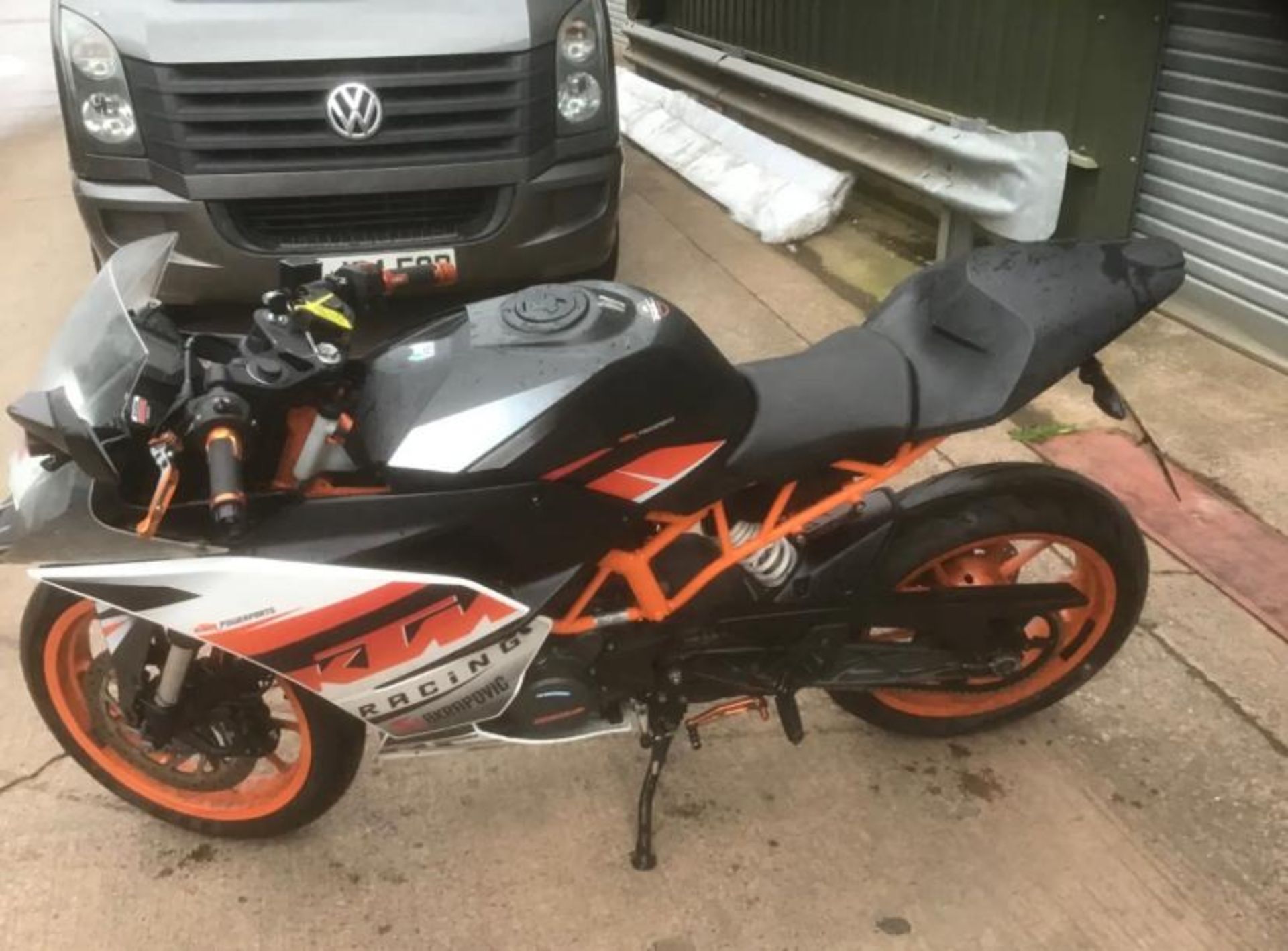 KTM RC125cc Motorcycle - 66 plate - 8303K on the clock - GF66 MXG