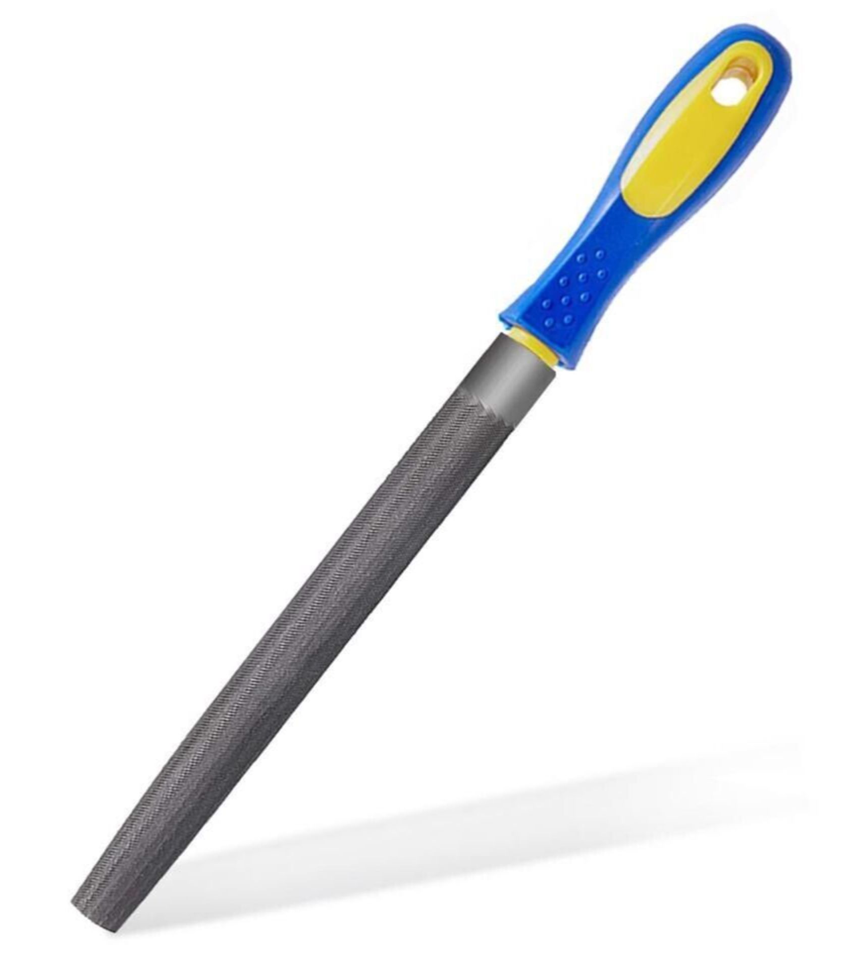 2XKALIM 8 INCH HALF-ROUND HAND FILE WITH HIGH CARBON HARDENED STEEL, ERGONOMIC GRI - Image 3 of 4