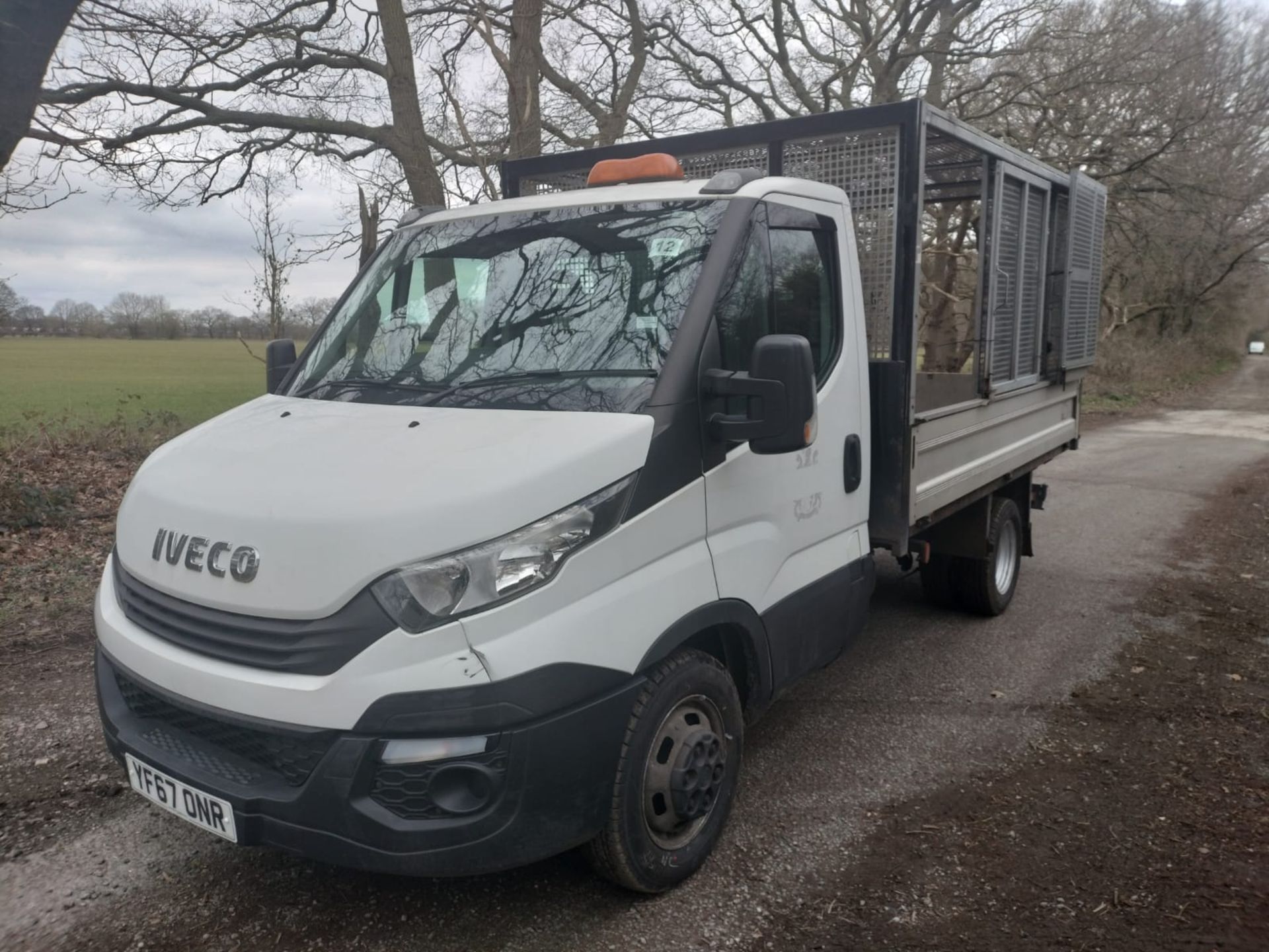 2017 67 IVECO TIPPER - 65K MILES - EX COUNCIL FROM NEW - CAGED TIPPER - TWIN REAR WHEEL - YF67 ONR - Image 3 of 13