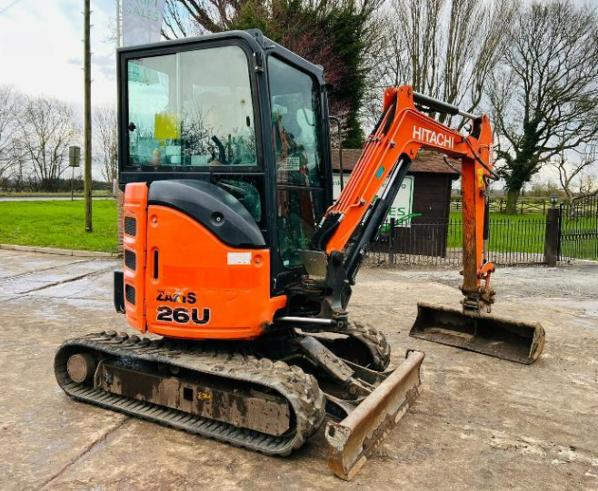 HITACHI ZAXIS ZX26U-6A EXCAVATOR * YEAR 2017 , 2573 HOURS - Image 7 of 16