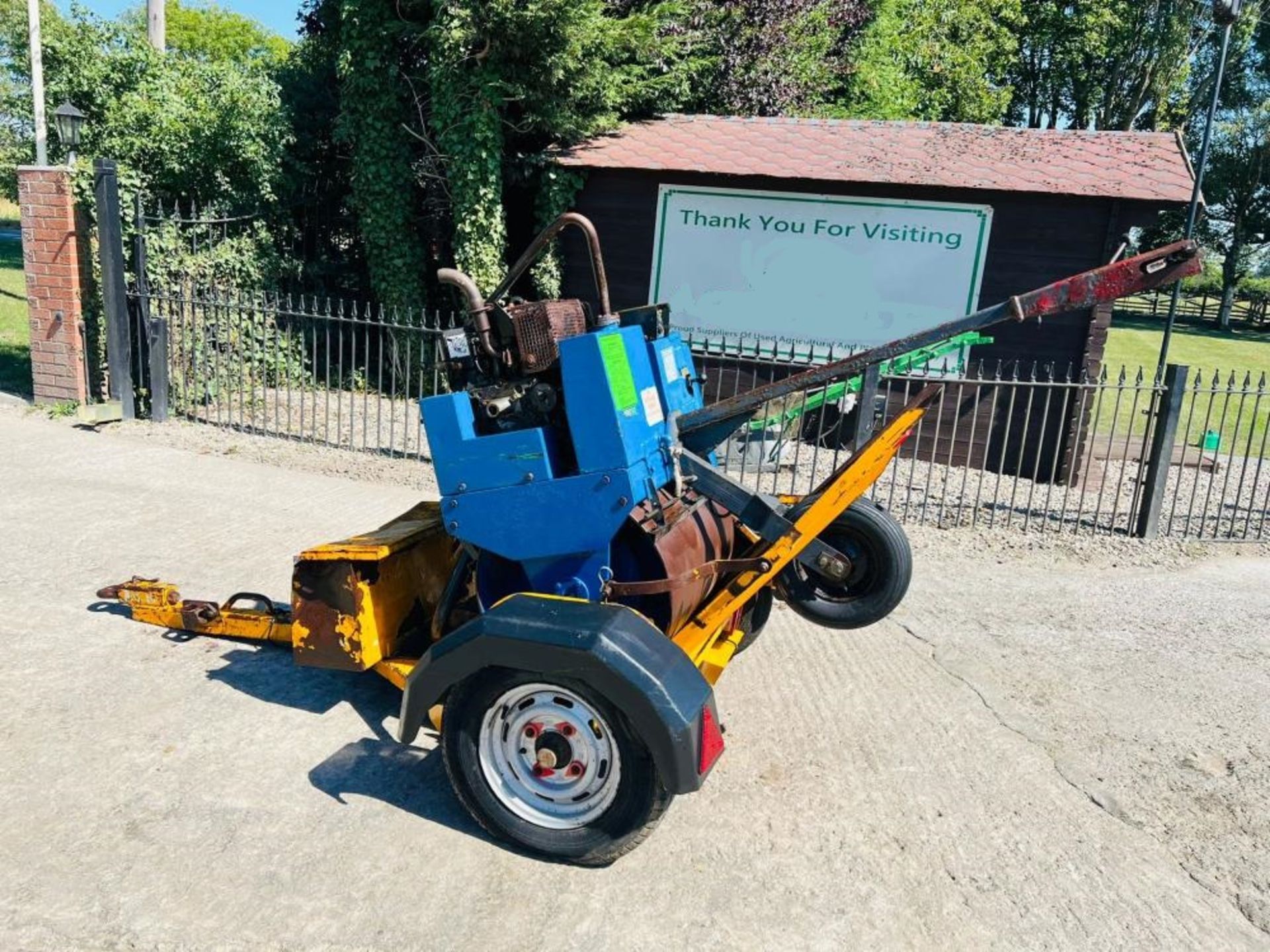 BENFORD 1-71HE PEDESTRIAL ROLLER * YEAR 2007 * C/W TRAILER - Image 6 of 7