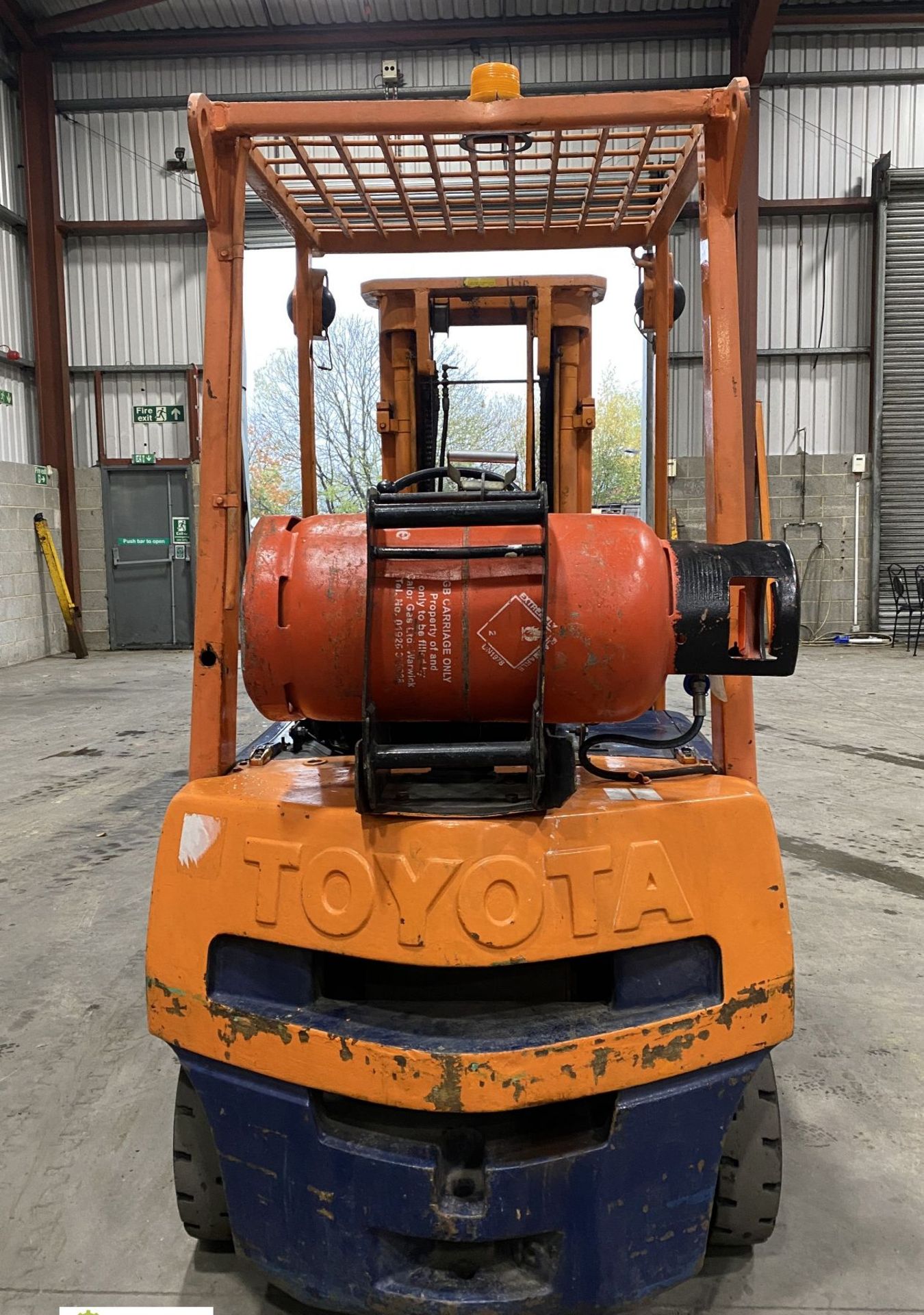 TOYOTA 42-4 FG15 LPG FORKLIFT TRUCK, 1500KG CAPACITY, TRIPLEX CONTAINER SPEC - Image 3 of 12