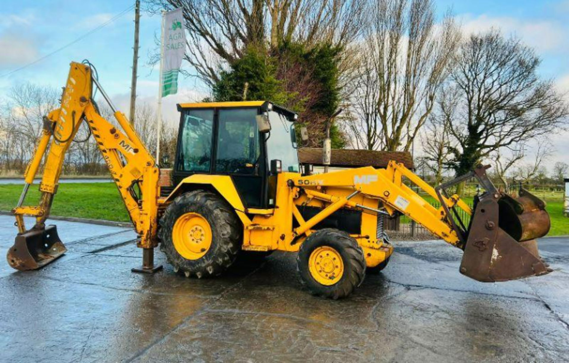 MASSEY FERGUSON 50HX 4WD BACKHOE DIGGER *4209 HOURS* C/W EXTENDING DIG - Bild 4 aus 20