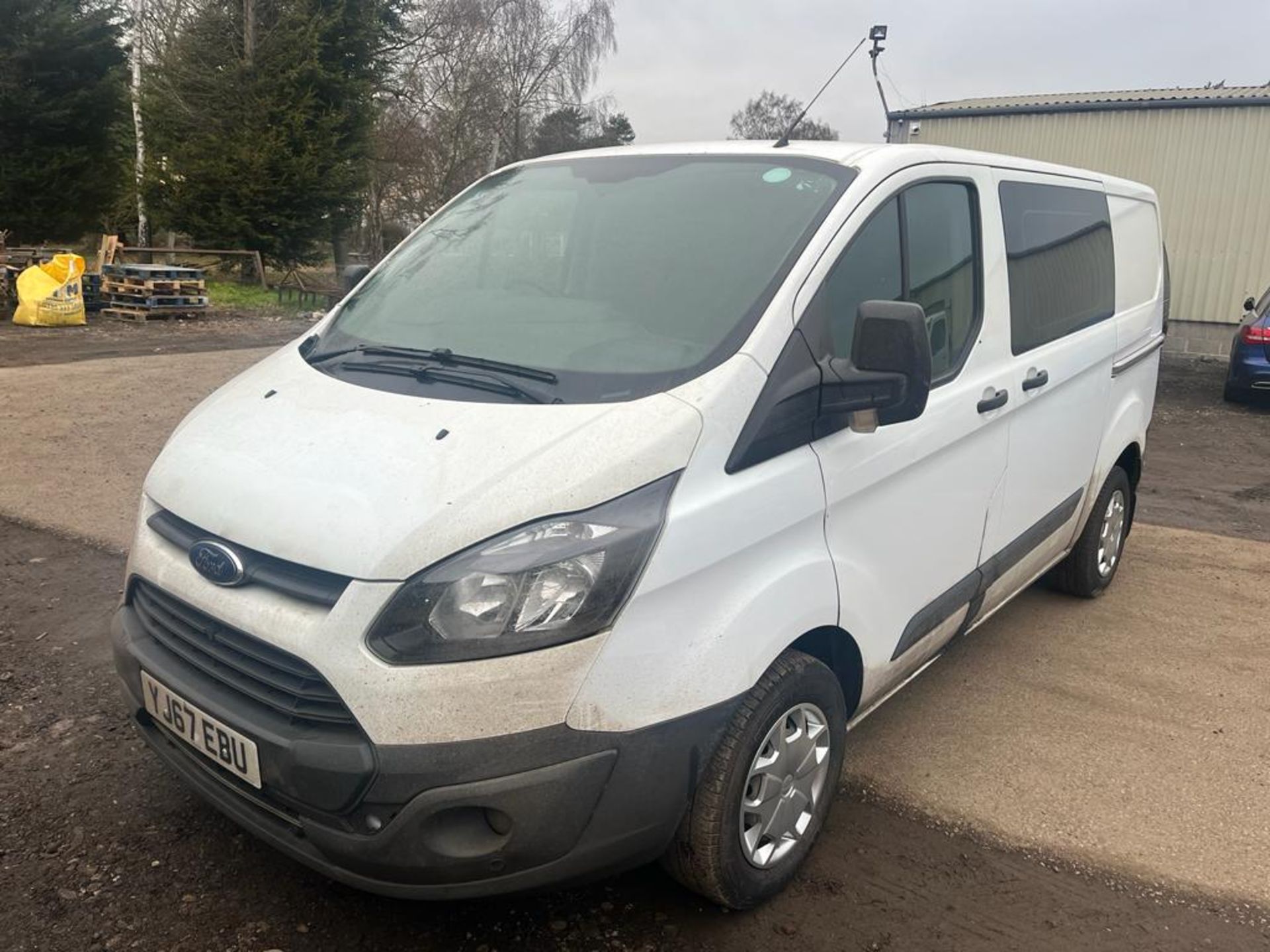 2018 67 FORD TRANSIT CUSTOM PANEL VAN - 122K MILES - EX POLICE - 2.0 DIESEL - Image 3 of 12