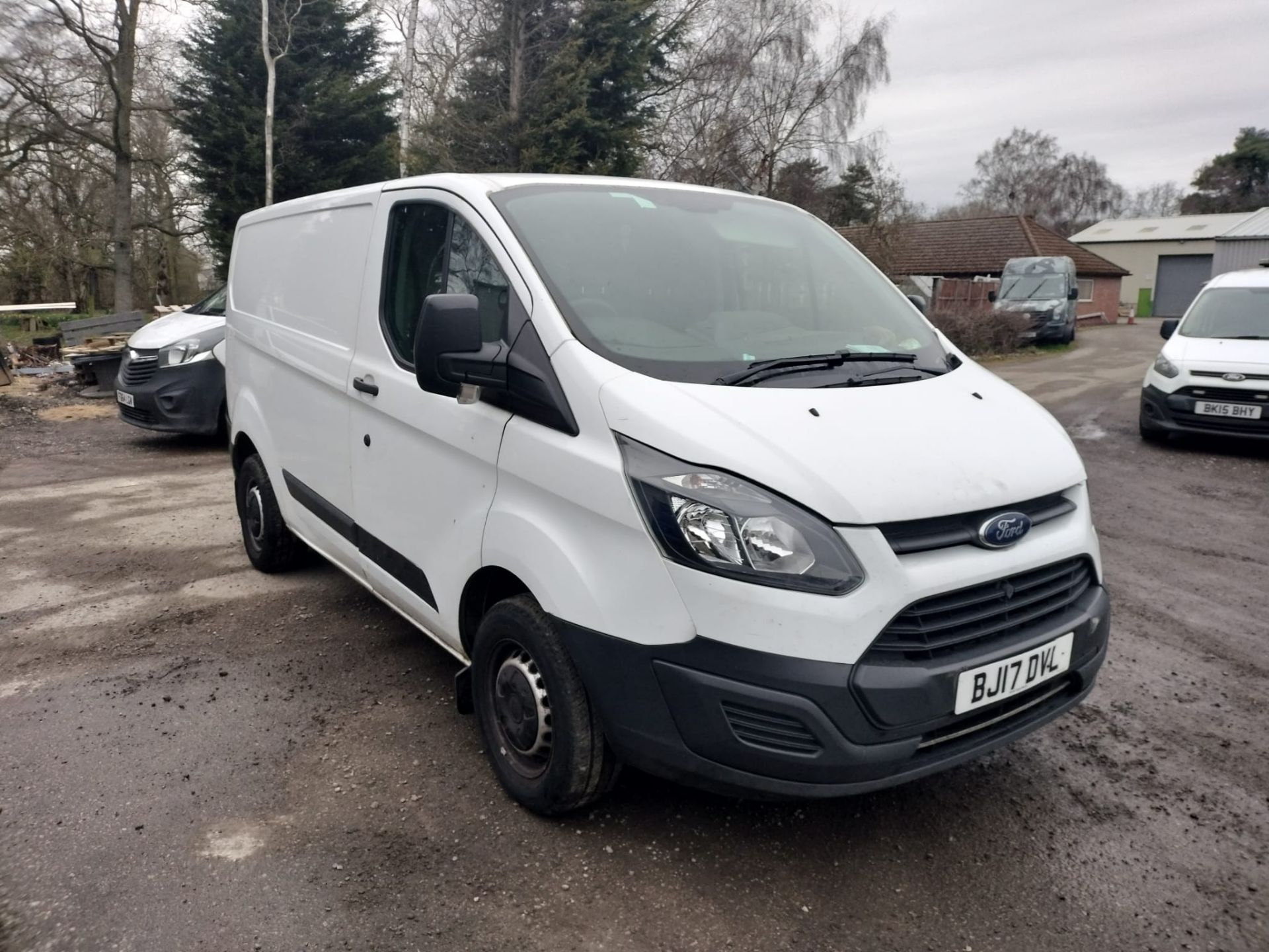 2017 17 FORD TRANSIT CUSTOM PANEL VAN - 98K MILES - EURO 6 - PLY LINED - BJ17 DVL