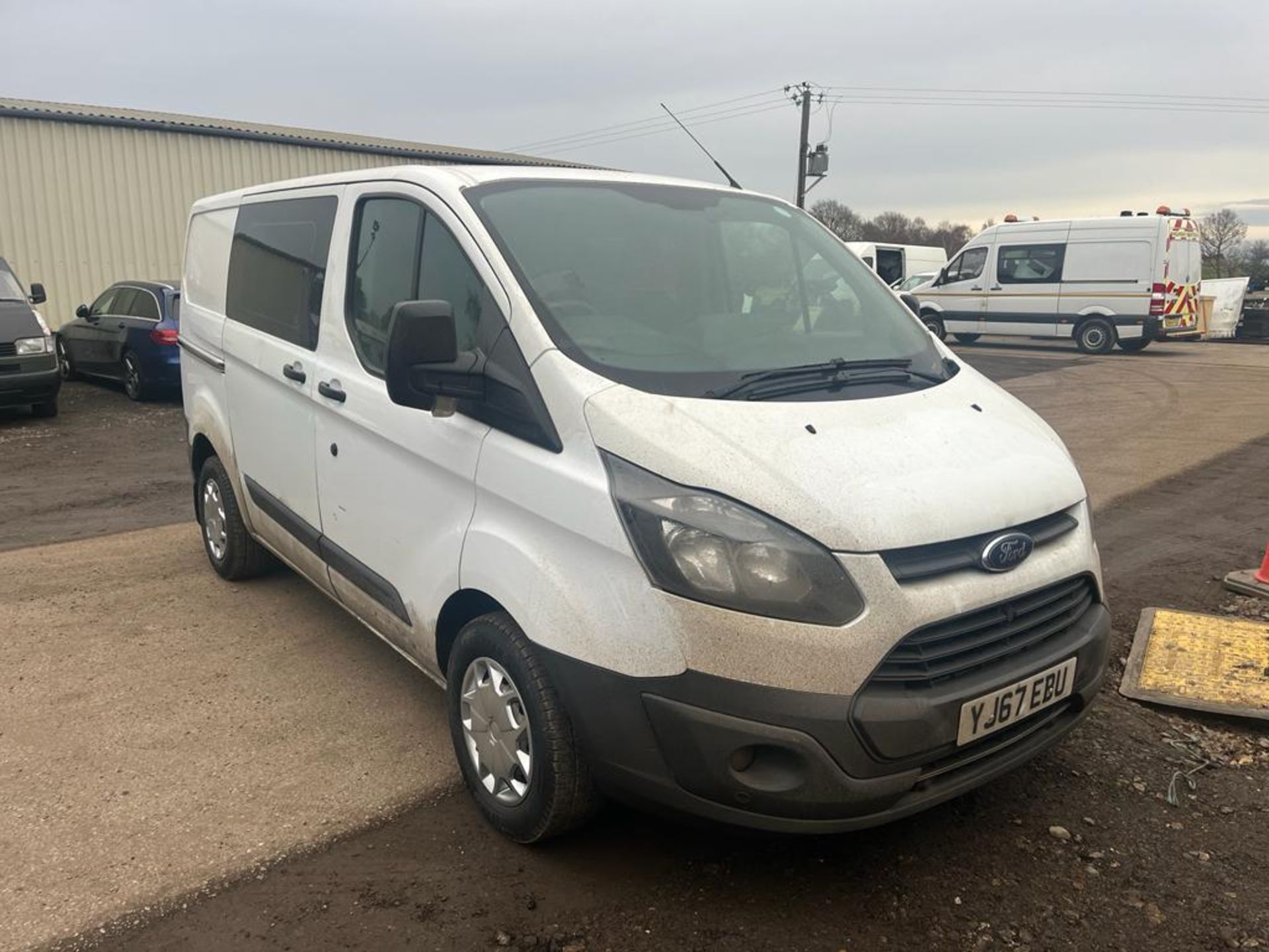 2018 67 FORD TRANSIT CUSTOM PANEL VAN - 122K MILES - EX POLICE - 2.0 DIESEL