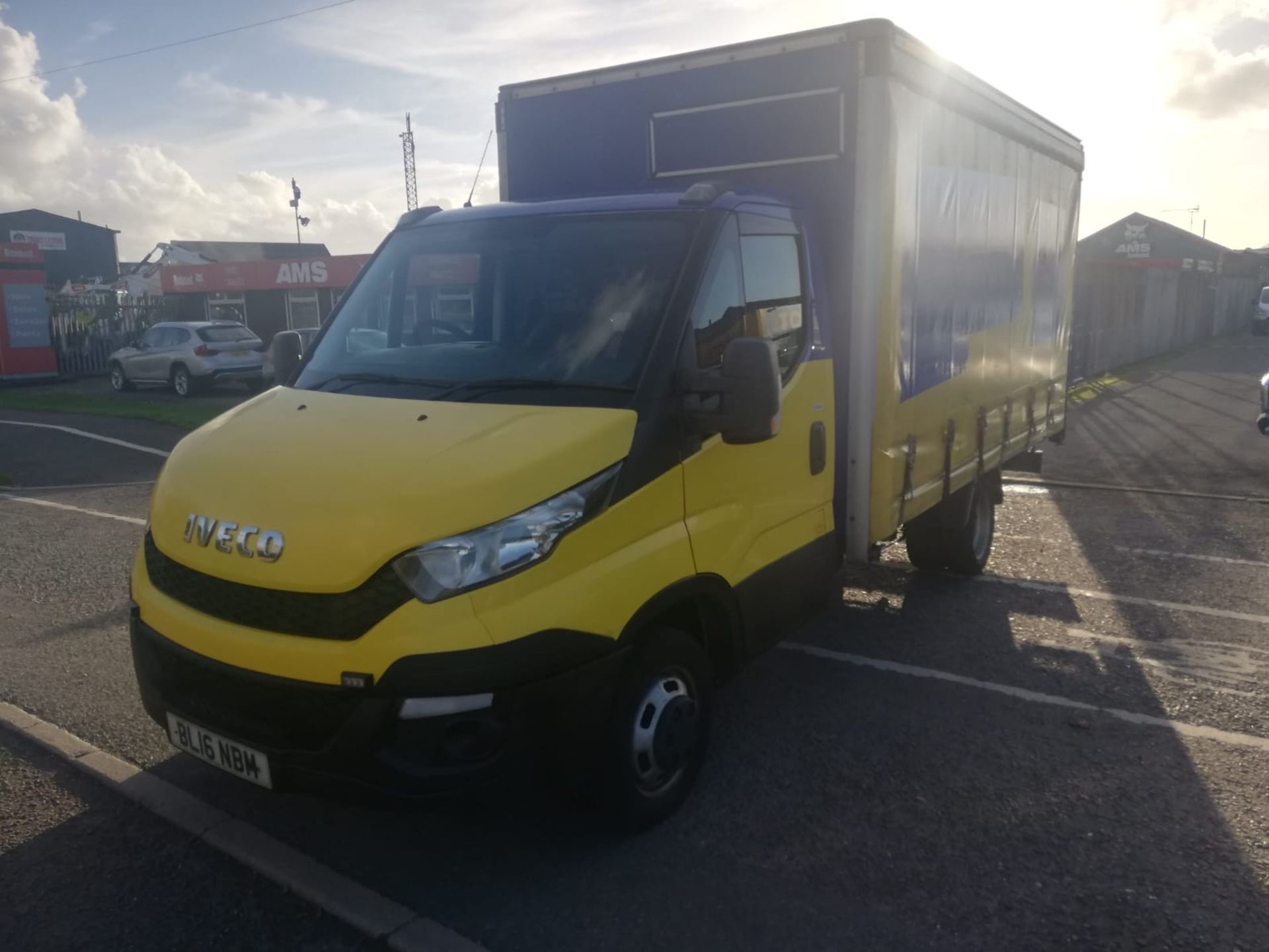 2016 16 IVECO CURTAIN SIDER - 128K MILES - LWB - TWIN REAR WHEEL - BL16 NBM - Image 3 of 10