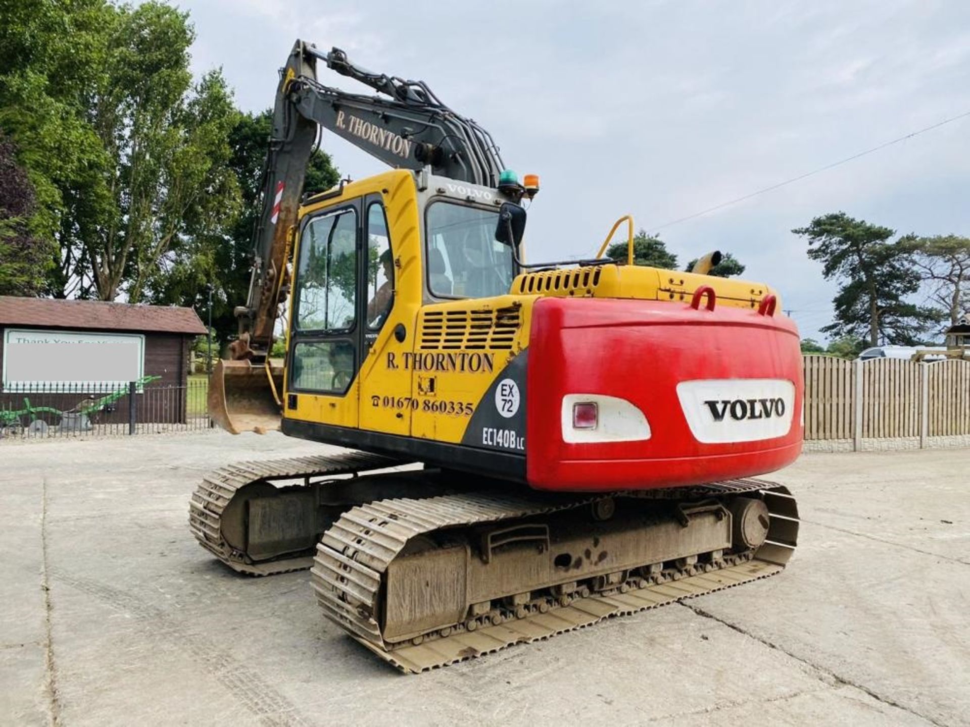 VOLVO EC140BLC TRACKED EXCAVATOR C/W QUICK HITCH & BUCKET - Image 8 of 18