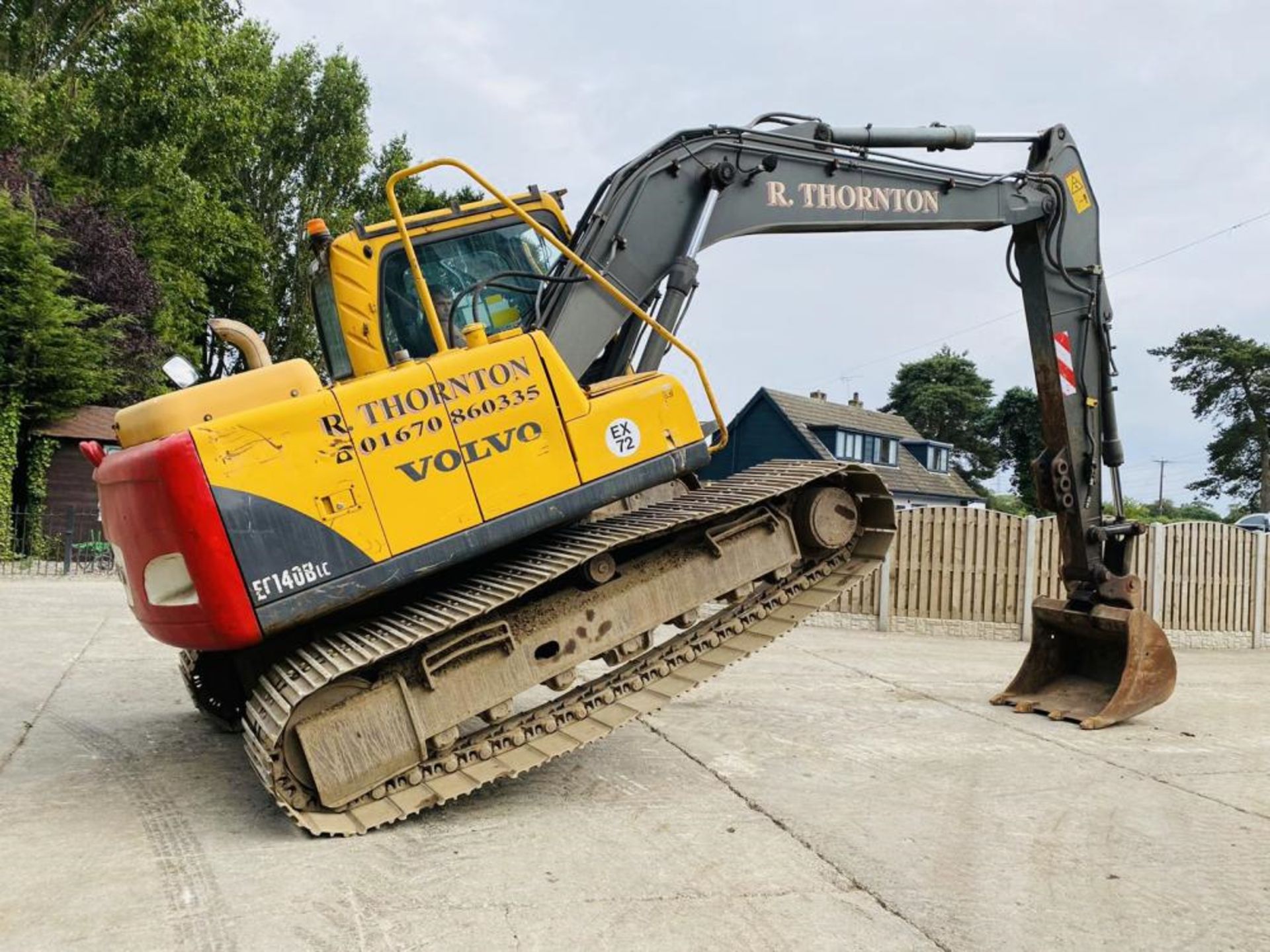 VOLVO EC140BLC TRACKED EXCAVATOR C/W QUICK HITCH & BUCKET - Image 12 of 18