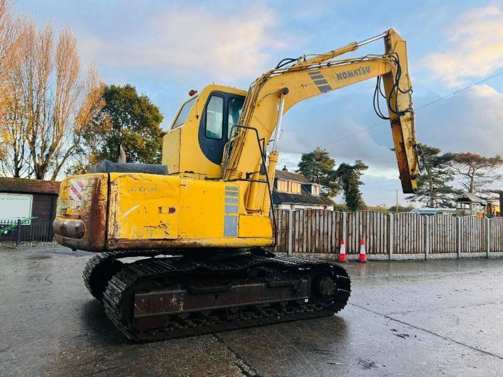 KOMATSU PC160-6K HIGH RISED CABIN EXCAVATOR C/W TURBO - Image 4 of 12