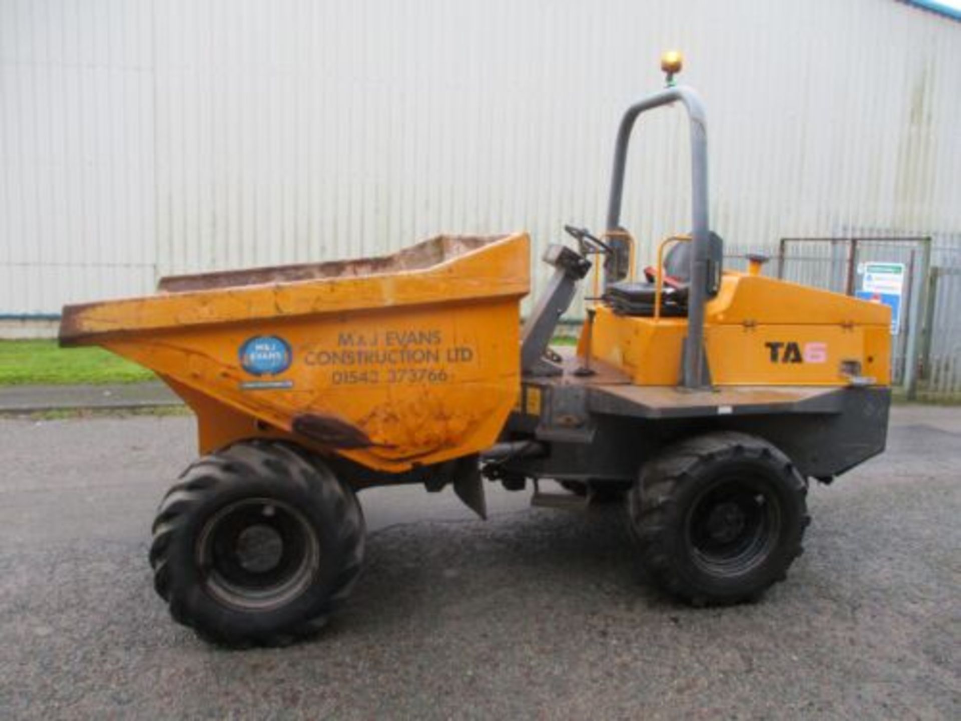 2014 TEREX 6 TON DUMPER BARFORD BENFORD THWAITES DEUTZ ENGINE DELIVERY ARRANGED